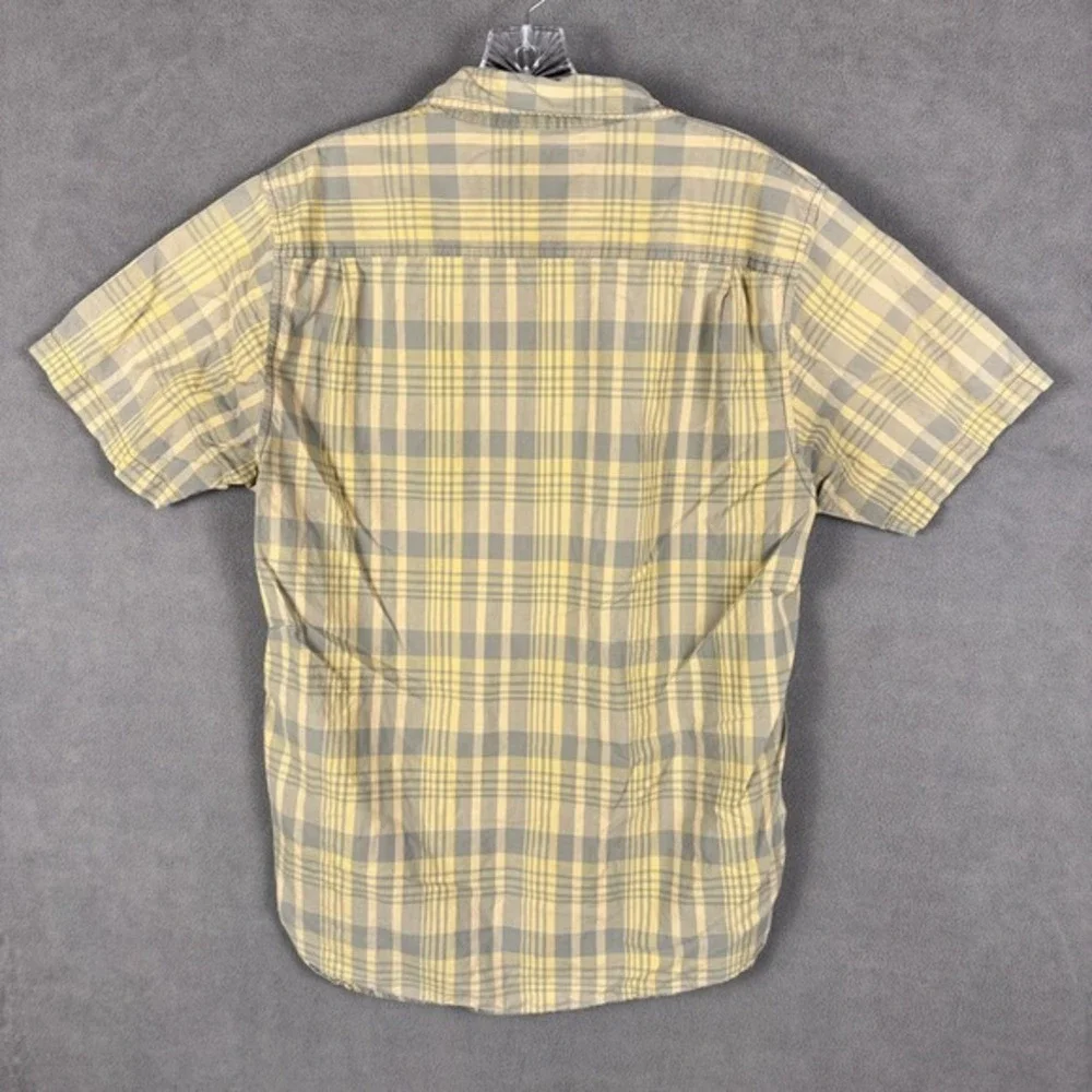 The North Face‎ Mens M Shirt Plaid Short Sleeve Multicolor Button Up